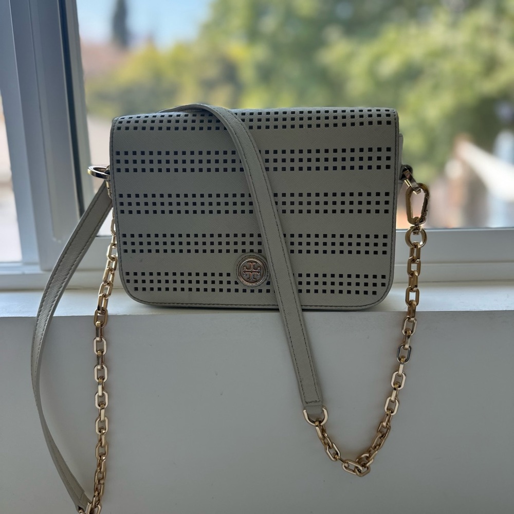 Tory Burch Crossbody Bag with Gold Chain
